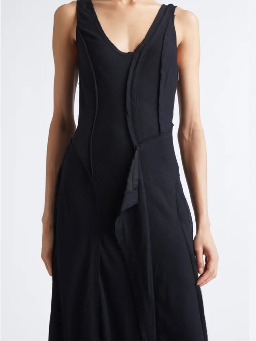 Jason Wu Collection Saks Fifth Ave wool Chiffon Asymmetric gown 2, 495 at Saks - Picture 3 of 8